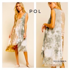 Adorable Boho Tie Dye Dress!!! Available in Small, Medium, and Large!